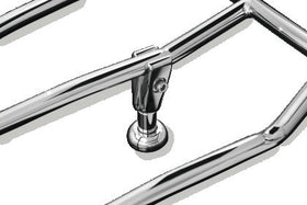 Kuryakyn Multi-Rack Adjustable Trunk Luggage Rack Chrome - 0