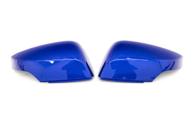 OLM OE Style Mirror Cover with Turn Signal Cutout (Crystal Black Silica) - 2015 WRX STI 15-17 C