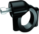 Kuryakyn Side Mount License Plate Holder Clamp 86-17 Softails Gloss Black-1