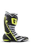 Gaerne GP 1 Evo Boot White/Black/Yellow Size - 9.5-1
