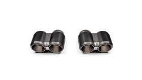 Akrapovic 2021+ BMW G87 M2, G80 M3 &amp; G82 M4 Octagonal Carbon Design Tail Pipe Set