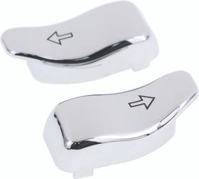 Bikers Choice 14-Up FLHR FLTR Chrome Turn Signal Switch Extensions Pr