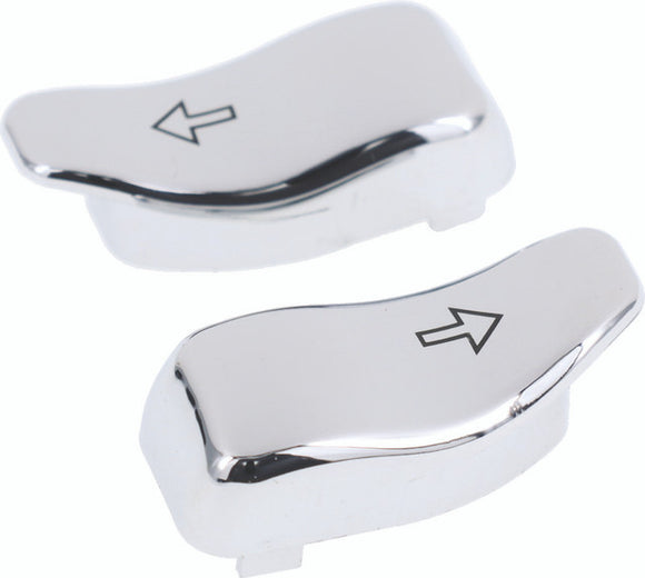 Bikers Choice 14-Up FLHR FLTR Chrome Turn Signal Switch Extensions Pr