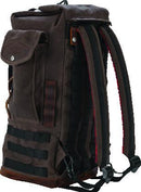 Burly Brand Voyager Sissy Bar Backpack - Dark Oak-1