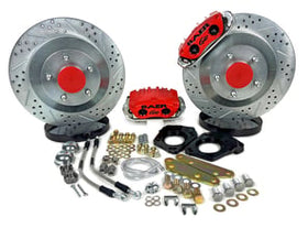 BAER BRAKES 13 Clsc Brake Sys Frt Red 62-69 Ford Fits 1965-69 Ford Mustang, 62-69 Fairlane, 63-69 Falcon, 69 Ford Torino and 1967-69 Mercury Cougar, 66-69 Comet and 69 Cyclone (all w/OE Disc or Drum Brake Spindles)