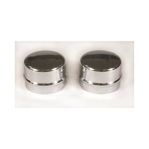 Mr. Gasket Chrome Dust Caps 1.790 Inch diameter