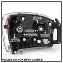 Spyder Dodge Ram 1500 06-08 V2 Projector Headlights - Light Bar DRL - Chrome (PRO-YD-DR06V2-LB-C)-2