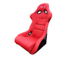 NRG FRP Bucket Seat (Red Cloth) - Large-10