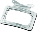 Kuryakyn Curved License Plate Mount Chrome-1