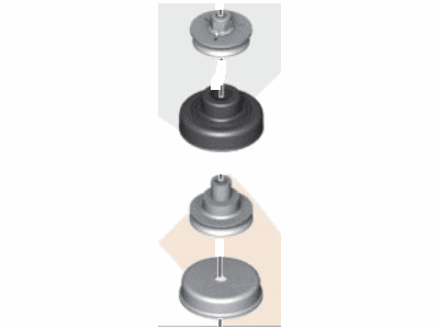 33522409706, Shock Mounting Kit 2011-2015 BMW X1