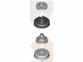 33522409706, Shock Mounting Kit 2011-2015 BMW X1