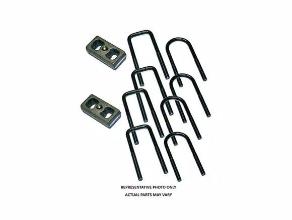 Superlift 99-10 Ford F-250 SuperDuty 1.5in Block Kit w/ 3 5/8 AxleTube & Top Mounted Overload Leaf