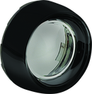 Kuryakyn Deep Dish Bezel For Bullet Turn Signals Smoke Lens Gloss Black-1