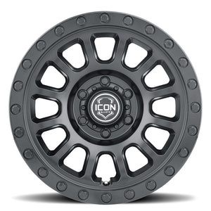 ICON Hulse 18x9 8x6.5 12mm Offset 5.5in BS Double Black