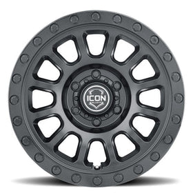 ICON Hulse 18x9 8x6.5 12mm Offset 5.5in BS Double Black
