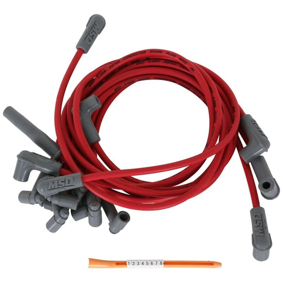 MSD Wire Set. Super Conductor. Chevy Corvette. 350 TPI