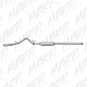 MBRP 14 Chevy/GMC 1500 Silverado/Sierra 4.3L V6/5.3L V8 Single Side Exit AL 3in Cat Back Exhaust - 0