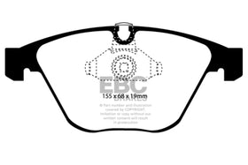EBC 08-10 BMW M3 4.0 (E90) Yellowstuff Front Brake Pads - 0
