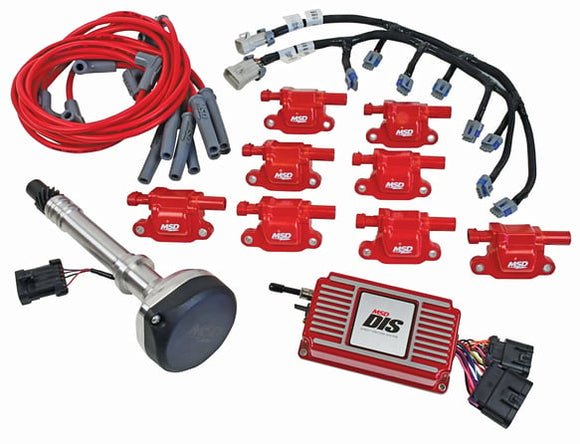 MSD DIS Kit Chevy Small/Big Block. Red