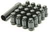 Wheel Mate Muteki Closed End Lug Nuts - Deep Black 12x1.50