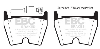 EBC Audi 8V/8S RS3/TTRS Redstuff Front Brake Pads