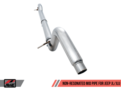 AWE Non-Resonated Mid Pipe for Jeep JL/JLU 2.0T