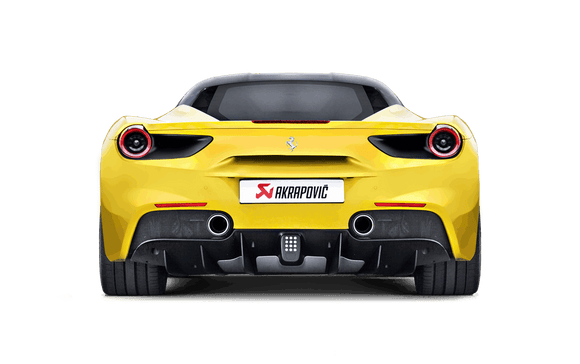 Akrapovic 16-17 Ferrari 488 GTB/488 Spyder Slip-On Line (Titanium) w/ Carbon Tips