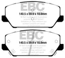 EBC 2019+ Hyundai Veloster N (2nd Gen) 2.0L Turbo Redstuff Front Brake Pads-1