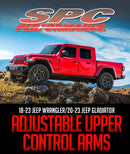 SPC PERFORMANCE ADJUSTABLE UPPER CONTROL ARMS: 2018–2023 JEEP WRANGLER / 2020–2023 JEEP GLADIATOR-3