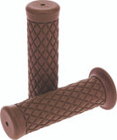 Bikers Choice 1 Inch Brown Quilted Grip-1