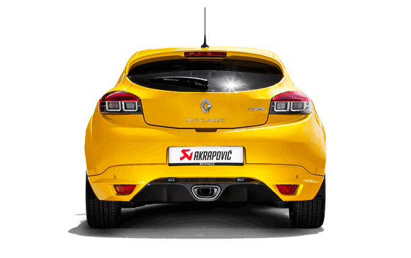 Akrapovic 10-16 Renault Megane Coupe RS Evolution Line Cat Back (Titanium) w/ Carbon Tips