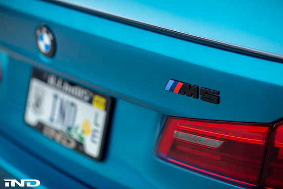 IND F90 M5 Painted Trunk Emblem