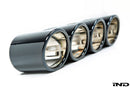 BMW F90 M5 Exhaust Tip Set - Black Chrome-2