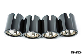 BMW F90 M5 Exhaust Tip Set - Black Chrome