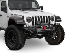 Addictive Desert Designs 2018 Jeep Wrangler JL Stealth Fighter Front Bumper w/ Winch Mounts - 0