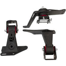 Innovative 00-09 Honda S2000 K-Series Black Steel Mounts 95A Bushings-2