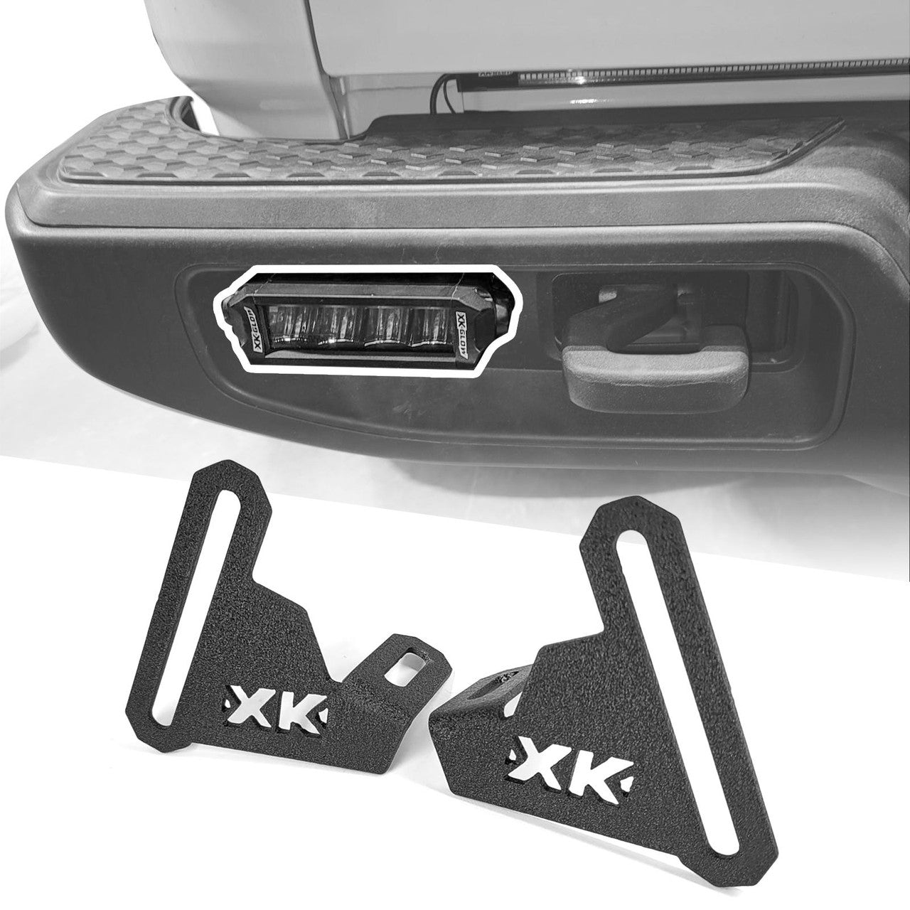 XK Glow Jeep JT Rear Bumper Bar Bracket Kit 6In