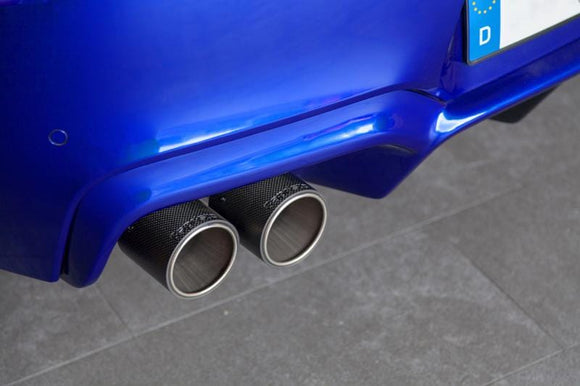 BMW M5 (F10): Valved Exhaust, Mid Pipes, And CES-3 (Carbon Fiber Tips)