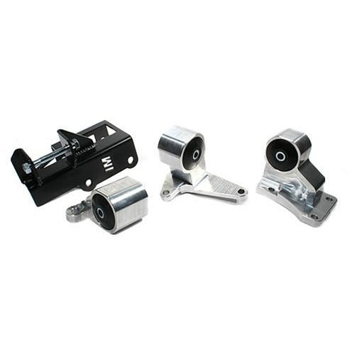 Innovative 92-95 Civic H-Series Silver Aluminum Mounts 95A Bushings