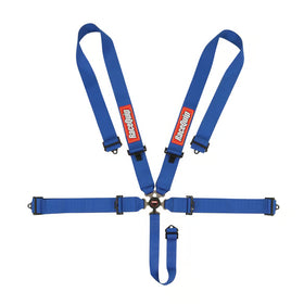 RACEQUIP SFI CAMLOCK 5PT PD LAP SEAT BELTS BLU