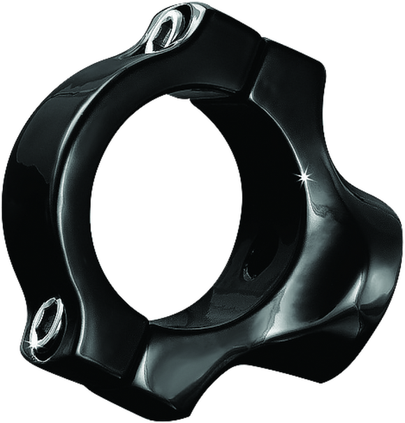 Kuryakyn Side Mount License Plate Holder Clamp 18-Up Softails Gloss Black