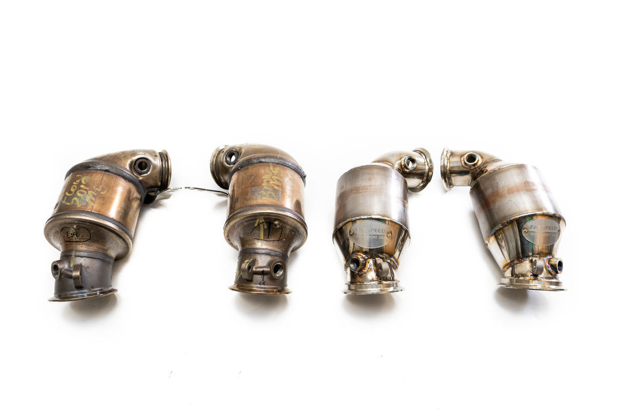 Fabspeed BMW X6M Primary Sport Catalytic Converter Downpipes (2020+)