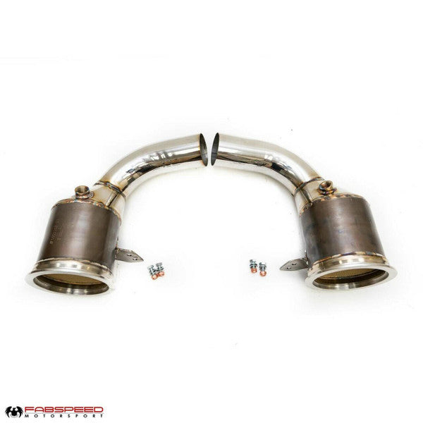 Fabspeed 2025+ Porsche 992.2 Carrera (NON GTS) Sport Catalytic Converters (2025+)