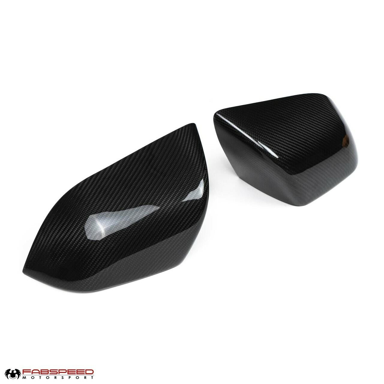 Fabspeed Tesla Model 3 & Y Carbon Mirror Covers - 0