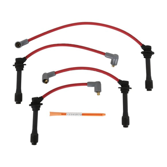 MSD Wire Set. Red Super Conductor. Mazda Miata. 1.6L/1.8L. 4-cyl.. '90-'00