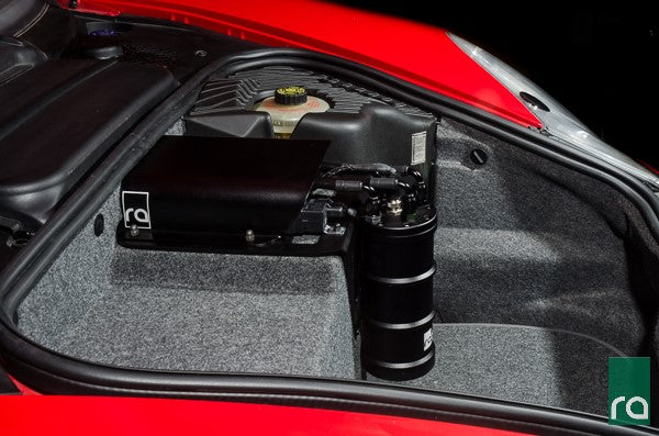 RADIUM ENGINEERING FUEL SURGE TANK KIT: 1997–2006 PORSCHE 911 TURBO