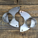 Stainless Steel Brake Cooling Plates - E30-1