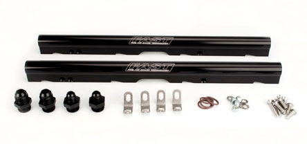 FAST Billet Fuel Rail Kit for LS1/LS6 LSX Intake Manifold - Black