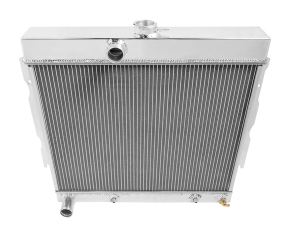 Frostbite Aluminum Radiator- 2 Row 1966-1969 Dodge/Plymouth L6/V8 (4.5L/5.2L/5.9L/6.3L/7.0L/7.2L) (2-Row) equipped with 22" wide core