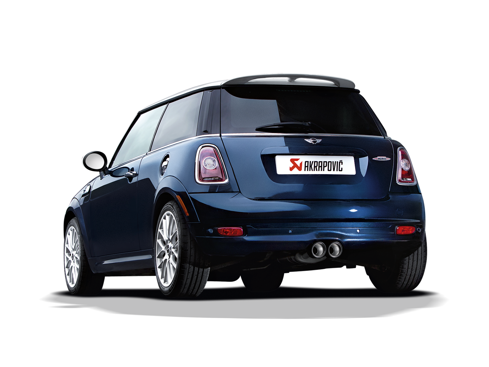Akrapovic 07-14 MINI Cooper S (R56) / Cooper S Cabrio (R57) Evolution Line Cat Back (SS) w/ Carbon Tips